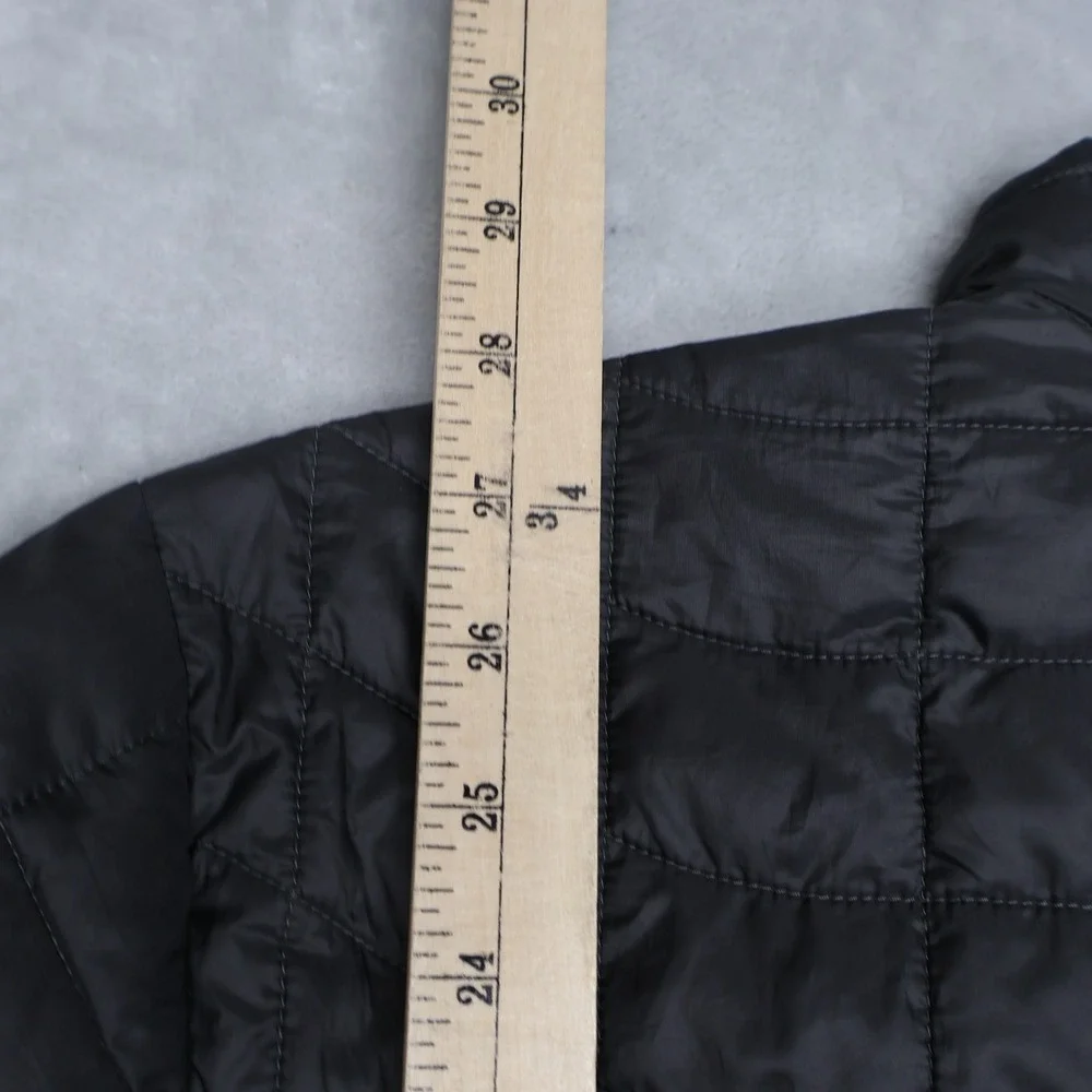 North Face Jacket Mens Medium Black Thermoball Eco Insulated Quilted Puffer READ